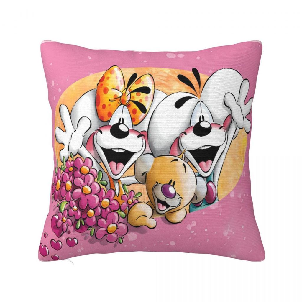 Diddl Diddlina Pillow Case Cushion Cover Soft Graphic Pillow Cover Vintage Pillowcases For Sofa Home Decorative