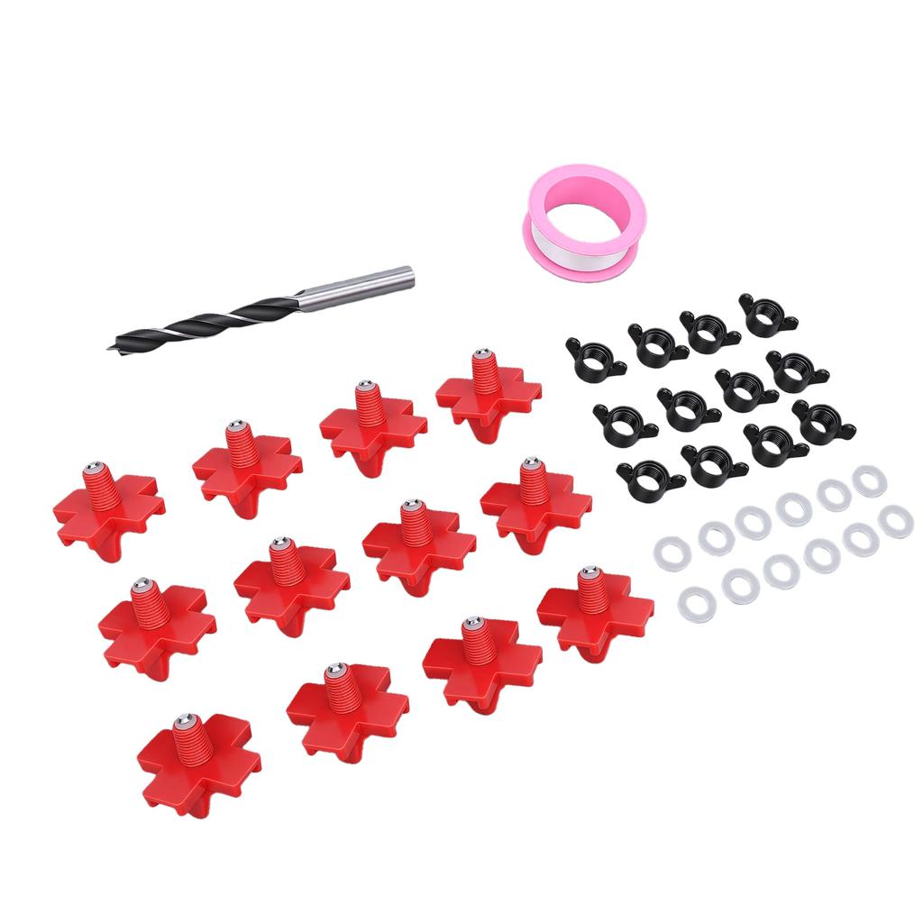 12pcs Chicken Waterer Nipples with Drill Bit Leak Proof Horizontal Side Mount Automatic Poultry Nipples for Ducks Geese