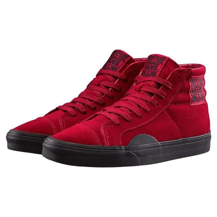 Vans Sk8 Casual High-Top Skate Shoes Unisex Sneakers Red VN0A3JFIQVU