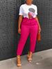 Womens High Waisted Pants Straight Leg Pant Business Work Casual Trousers