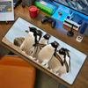 Pinguino antartide carino madagascar Tappetino per Mouse Tappetino in Gomma Laptop Xxl Mousepad Quaderno Giocatore Tavolo Computer Accessori da Gioco