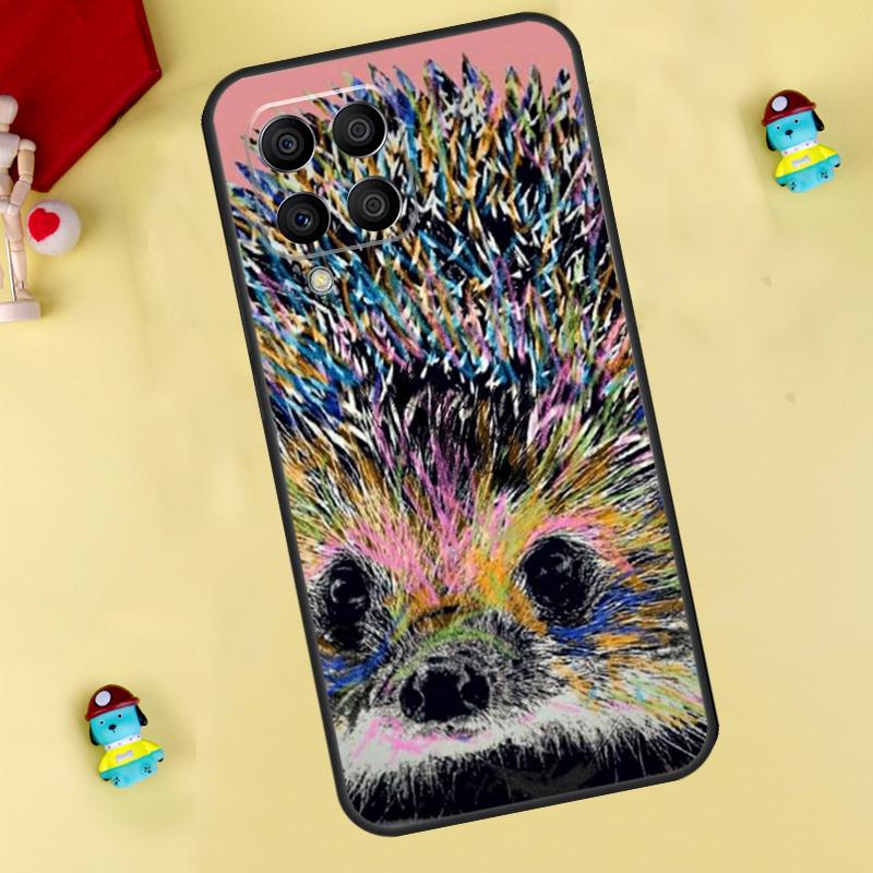 Cute Hedgehog Case For Samsung Galaxy M35 M55 M15 M11 M12 M13 M14 M06 M16 M36 M56 M31 M53 M32 M52 M34 M54