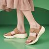 Women'S Walking Sandals Comfortable Air Cushion Platform Elastic Ankle Strap Open Toe Ourdoor Summer Shoes Sandalias Femininas