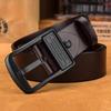 Paul Men's Pin Buckle Leather Belt - Retro Cowhide, Versatile for All Ages