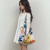Colorful flower pattern eco-bag