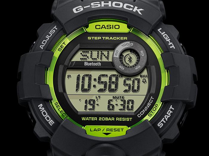 Casio Men's Resin 200M Water Resistant Digital Shock Resistant Quartz Watch GBD-800-8