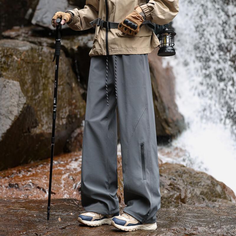 WRPCE Men s Water Repellent Quick Dry Straight Fit Outdoor Pants XL