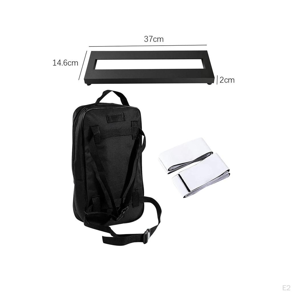 Compact and Portable Pedalboard Bag for Easy Transportation of Guitar Accessories