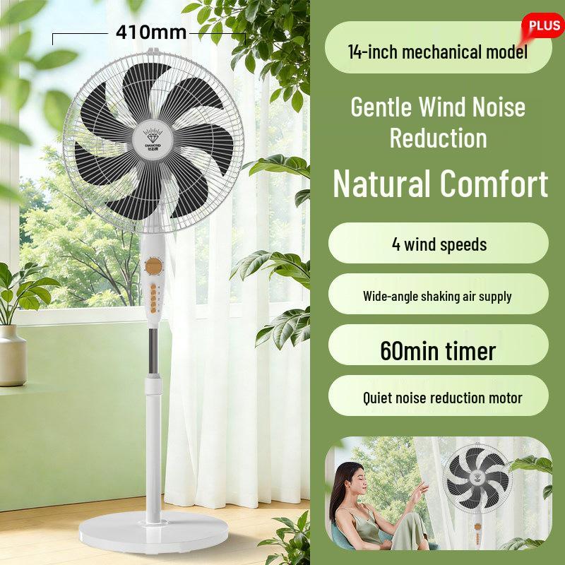 Diamond Electric Fan 2026: Low Noise, High Wind, Versatile for Bedroom, Desk, or Living Room