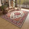 Persian Style Carpets for Living Room Anti-slip Cloakroom Rug American Bedroom Decor Retro Carpet Washable Study Soft Floor Mat