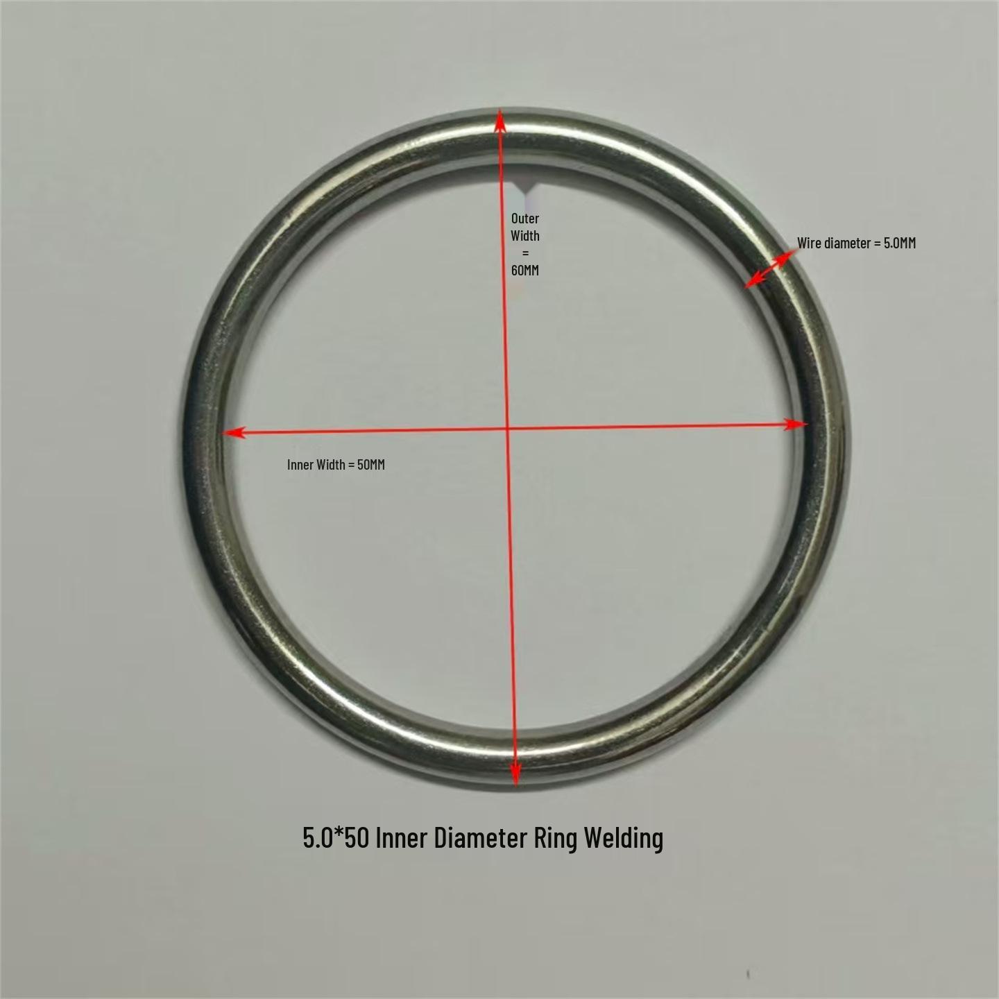 Сварное подъемное ушко-кольцо из нержавеющей стали 304