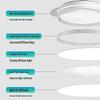 Invisible Eye-Protection Ceiling Fan Light