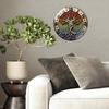 30x30cm Glass Wall Clock for a Holiday with Custom Themed Graphics