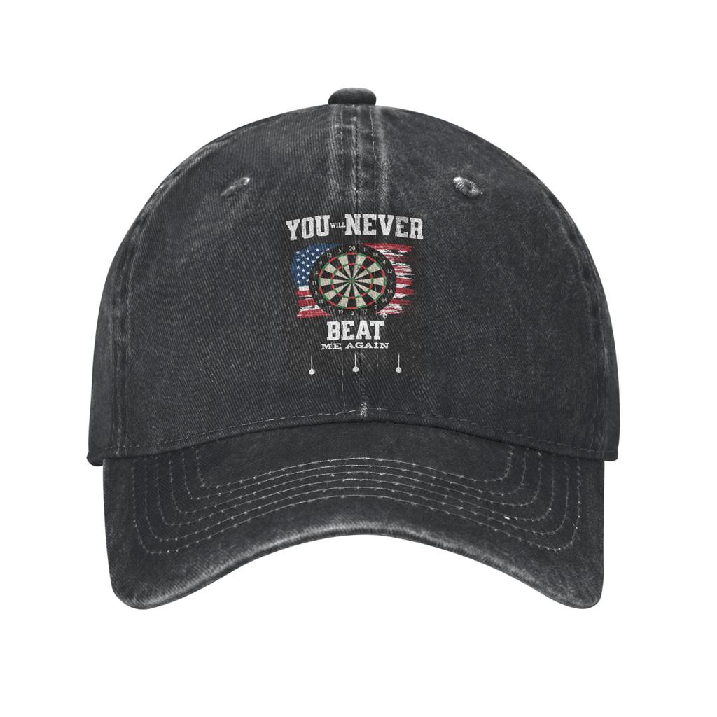 Unisex Baseball Hats Dart Board Arrow Target Denim Fabric Outdoor Baseball Caps Hip Hop Cap Casquette