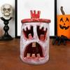 Halloween Ghost Night Light Spooky Ghost Centerpiece Light-up Hollow Ghost Decoration for Festive Party Mantels Shelves Decor