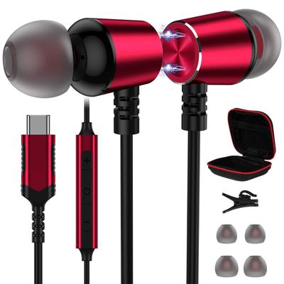 Słuchawki APETOO USB C do Galaxy S20 FE Galaxy S21 Ultra Słuchawki typu C Słuchawki HiFi Stereo Bass Redukcja szumów Słuchawki USB C do Samsunga
