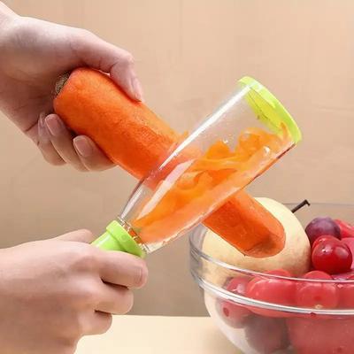 Multifunctional Stainless Steel Storage Vegetable and Fruit Peeling Knife Planer Loofah Peeler Household Fruit Peeler Peeler