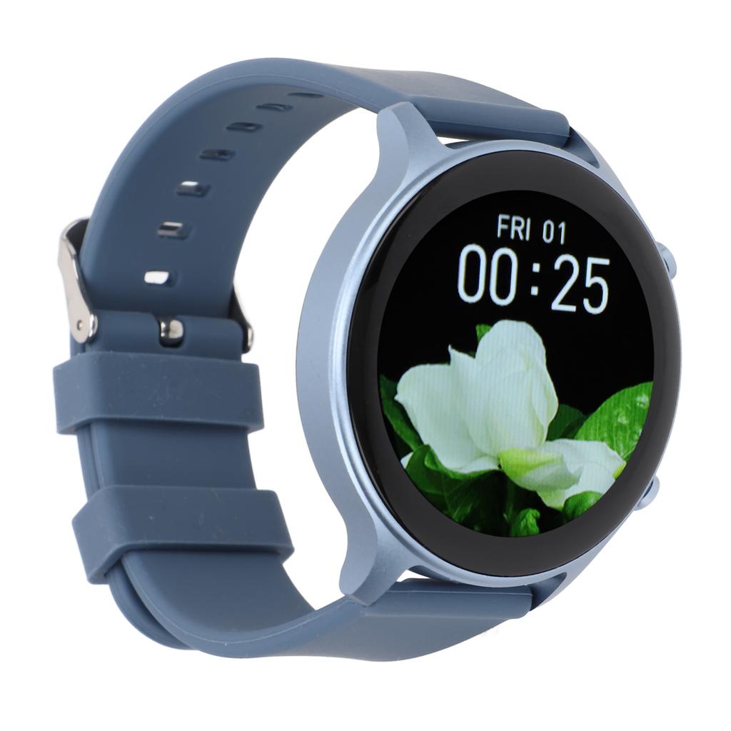Women Smart Watch 1.28in HD Touch Screen BT Talking Sports Sleep Monitoring Smartwatch DS30 Blue