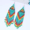 Bohemian Hook Party Tassel Earrings Drop Long Jewelry Gift