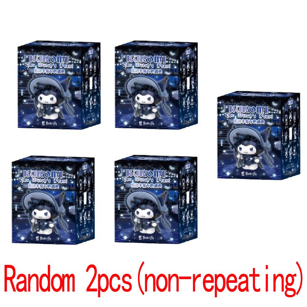 Sanrio Kuromi Halloween Witch Festival Blind Box, Cute Fashion Action Figure Doll, Girl'S Tabletop Decor & Kids Gift