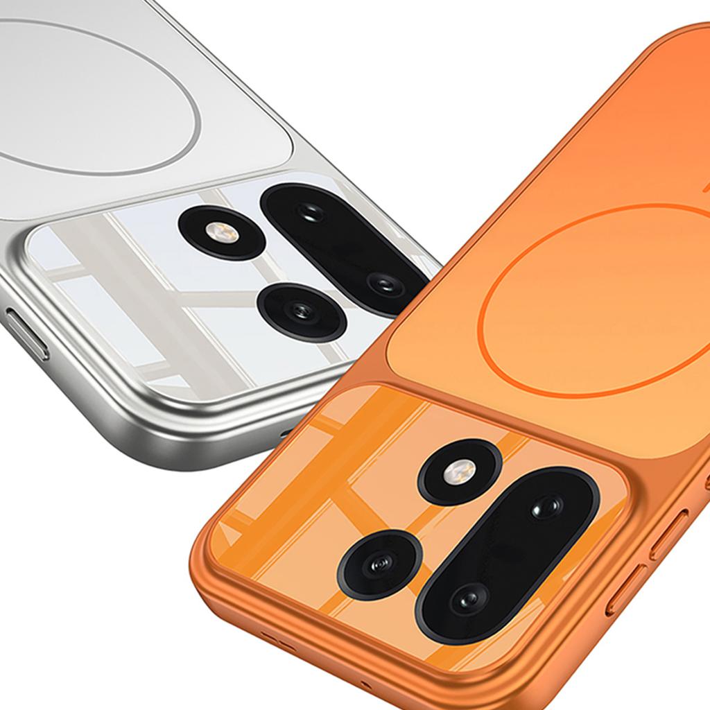 GKK Magnetische Hülle für OnePlus 15 5G, umwandelbar in für iPhone 17 Pro, Mattes PC-Handyhülle