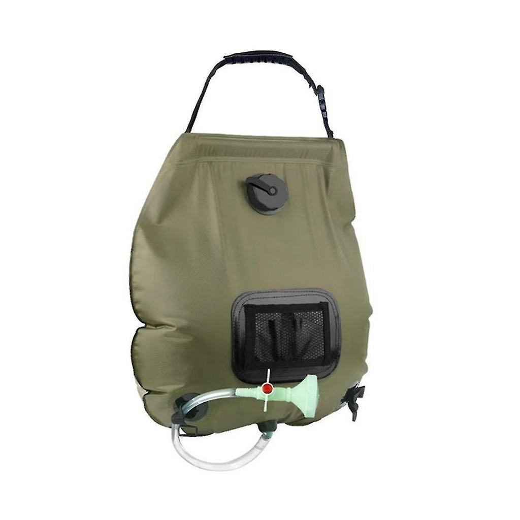 Outdoor Solar Bag Portable Shower Bag 20l Camping Bath Water Bag 19.7x18.5cm