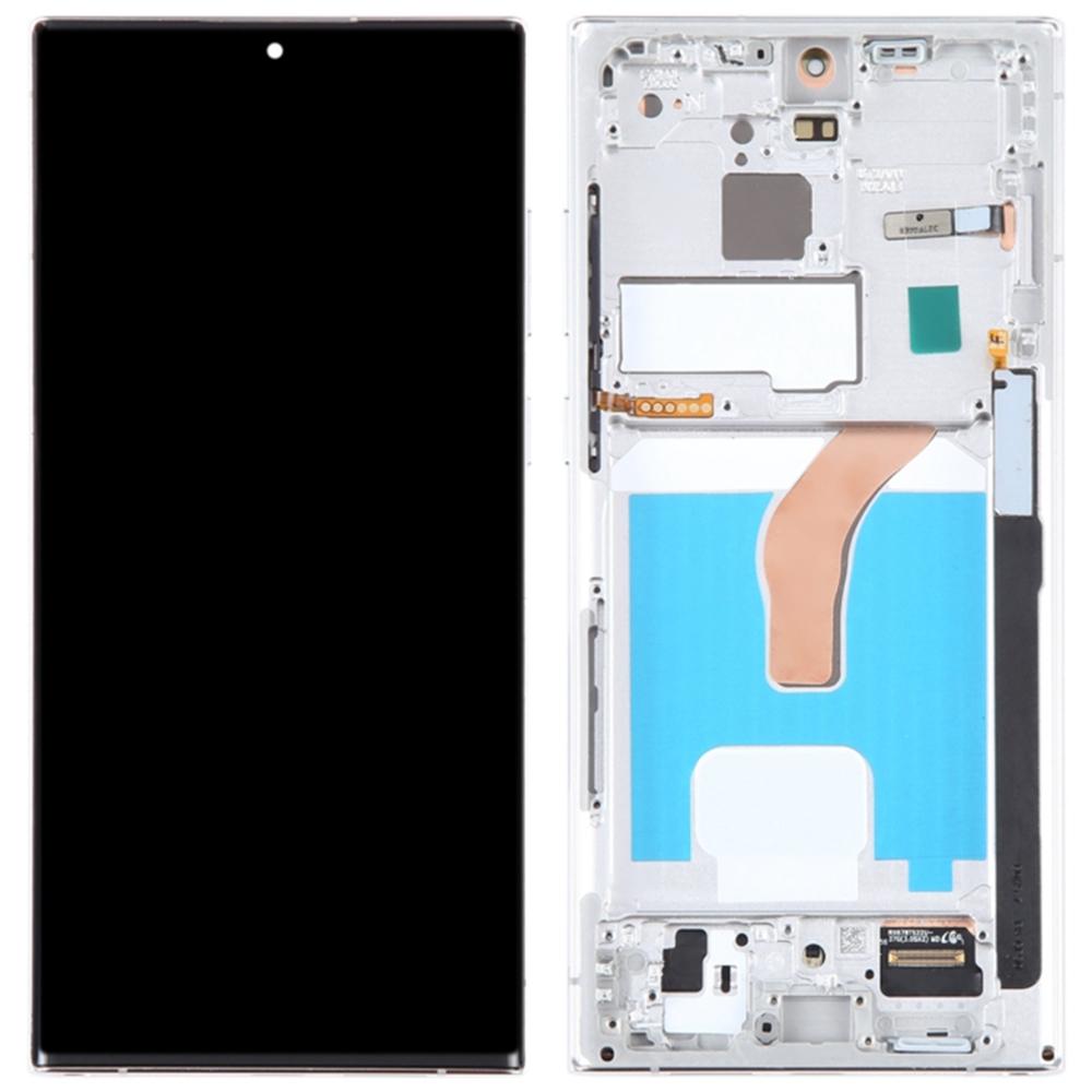 For Samsung Galaxy S22 Ultra 5G S908 Grade C LCD Screen and Digitizer Assembly+Frame Part (TFT) (Without Logo)
