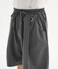TRIP LE SENS Light Stripe Easy Elastic Half Pants_Gray