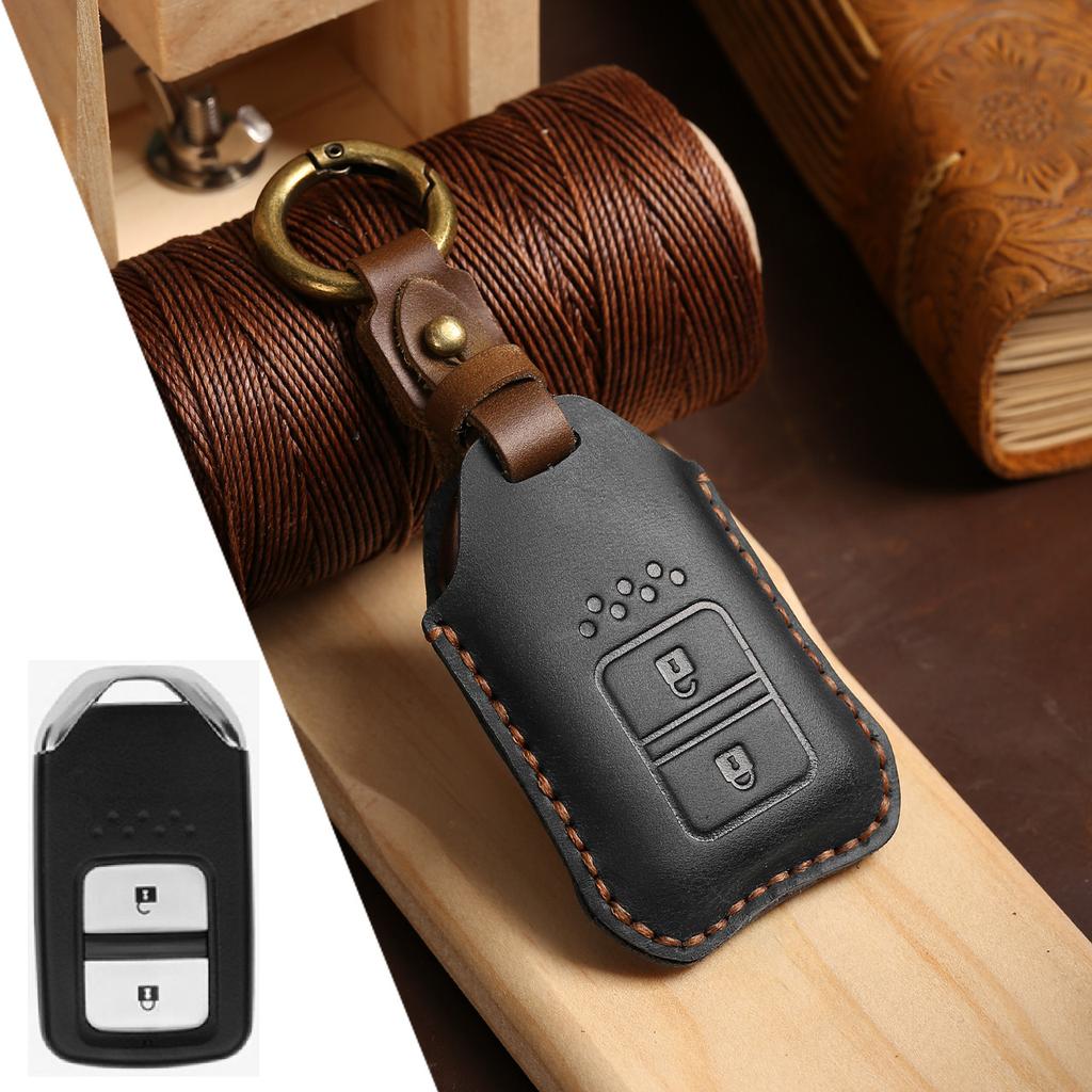 Car Remote Key Case Cover Shell Fob for Honda Vezel City Civic Jazz BRV BR-V HRV Protector Keychain Car Accessories