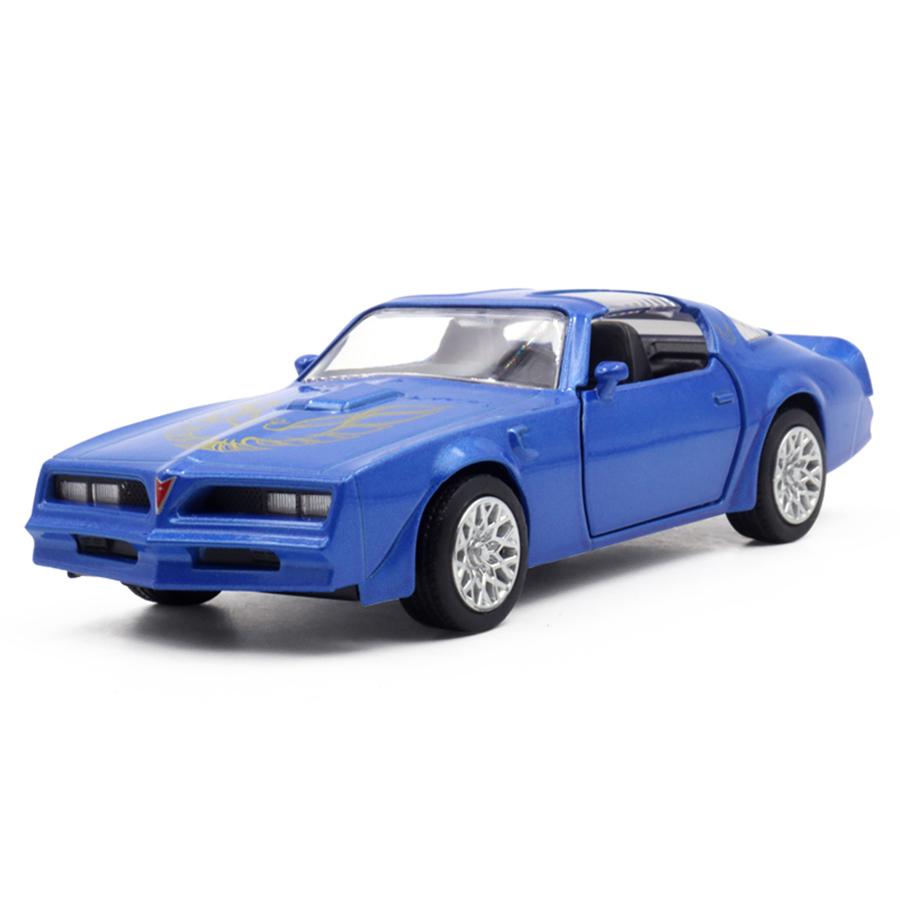 ABBE1 1/36 Pontiac Firebird Metallauto-Modell Spielzeug für Jungen Legierung Druckguss Rückzieh-Modellauto Sammlungsfahrzeug für Kindergeschenke Erwachsenenspielzeug