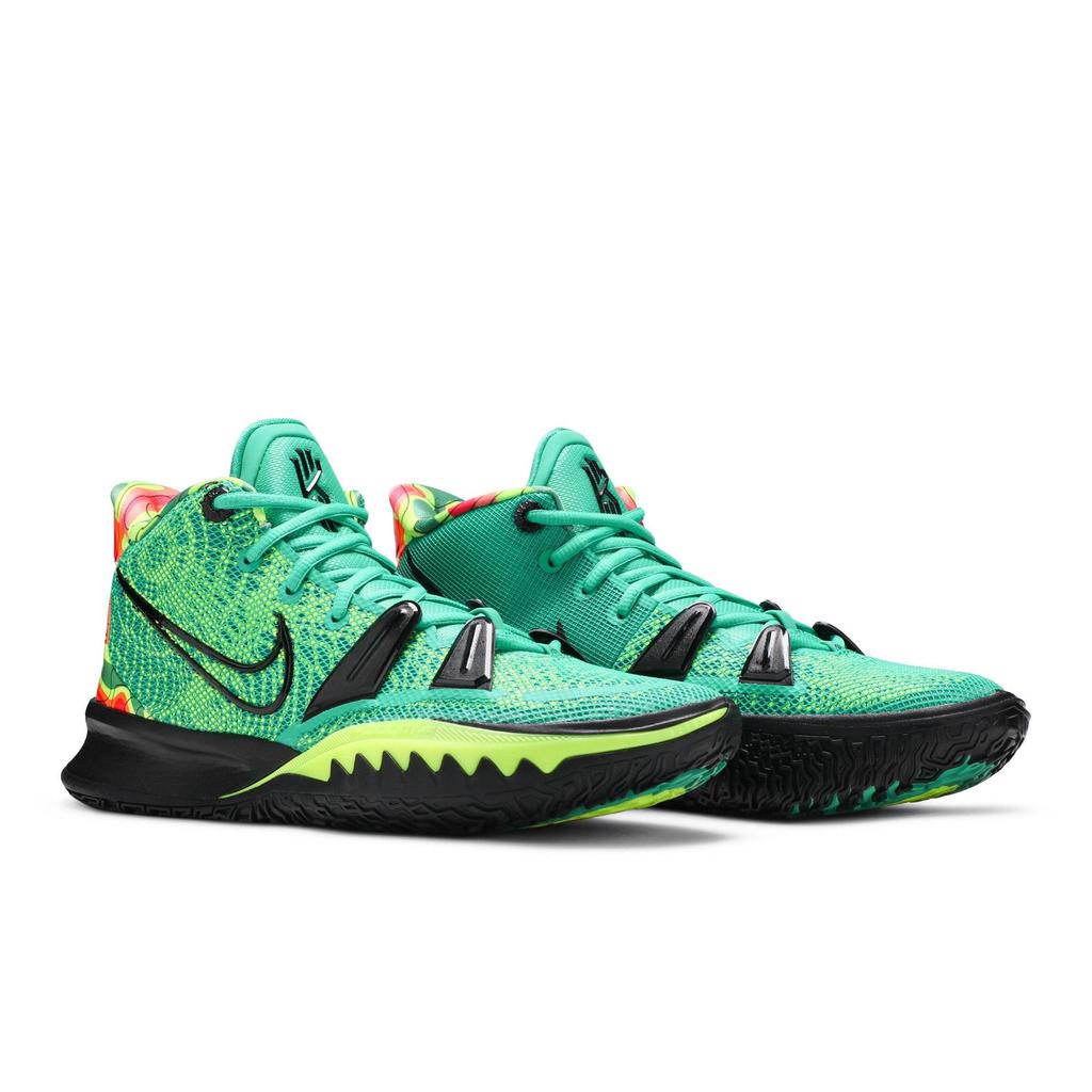 Nike Kyrie 7 EP 'Weatherman' (Unisex) Stadium Green / Volt / Total Orange / Black Basketball Shoes CQ9327 300