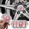 ujhqr5 4pcs 56MM Emblem Car Wheel Center Cap Hub Covers Badge For Honda Odyssey Spirior CR-V Civic HR-V City Accord Fit Pilot
