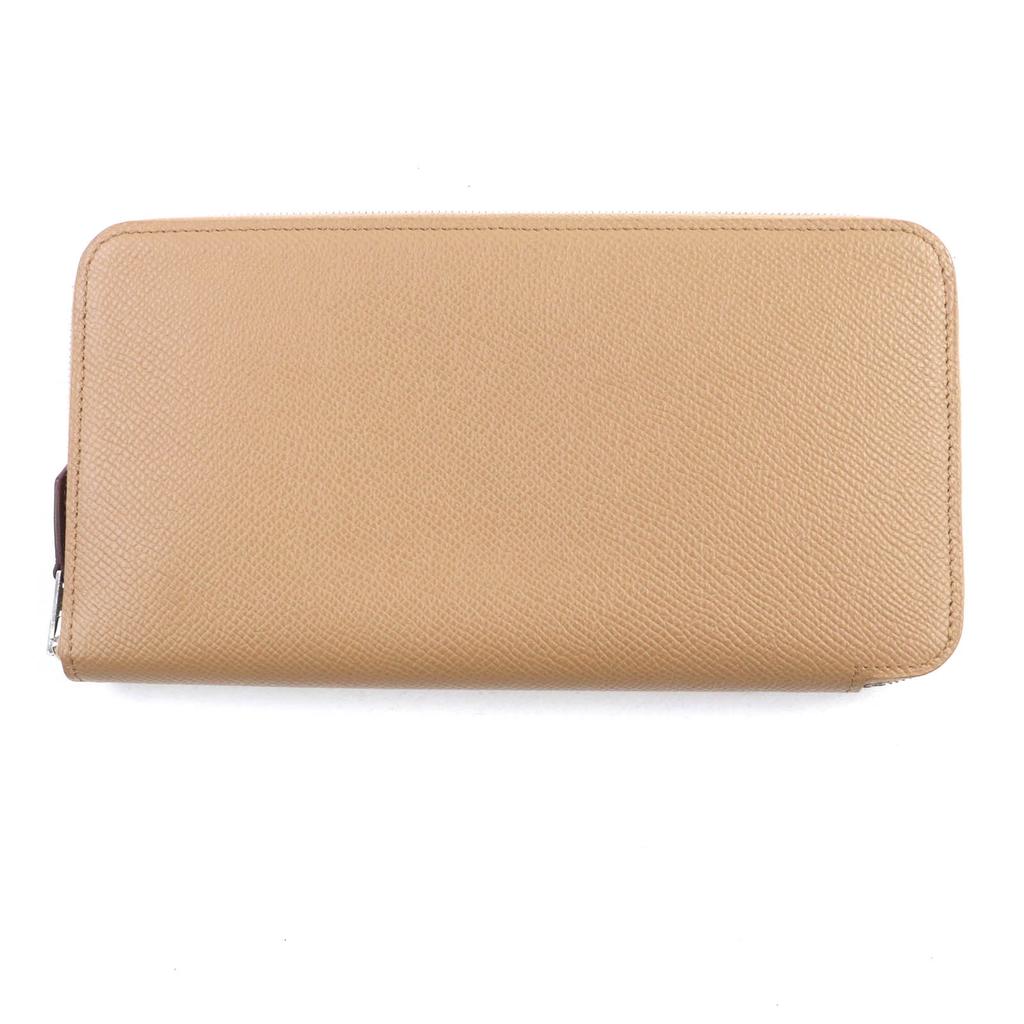 Hermes Geldbörse Azap lang Seide in Round Zip Long Wallet Epsom Leder Damen Gebraucht