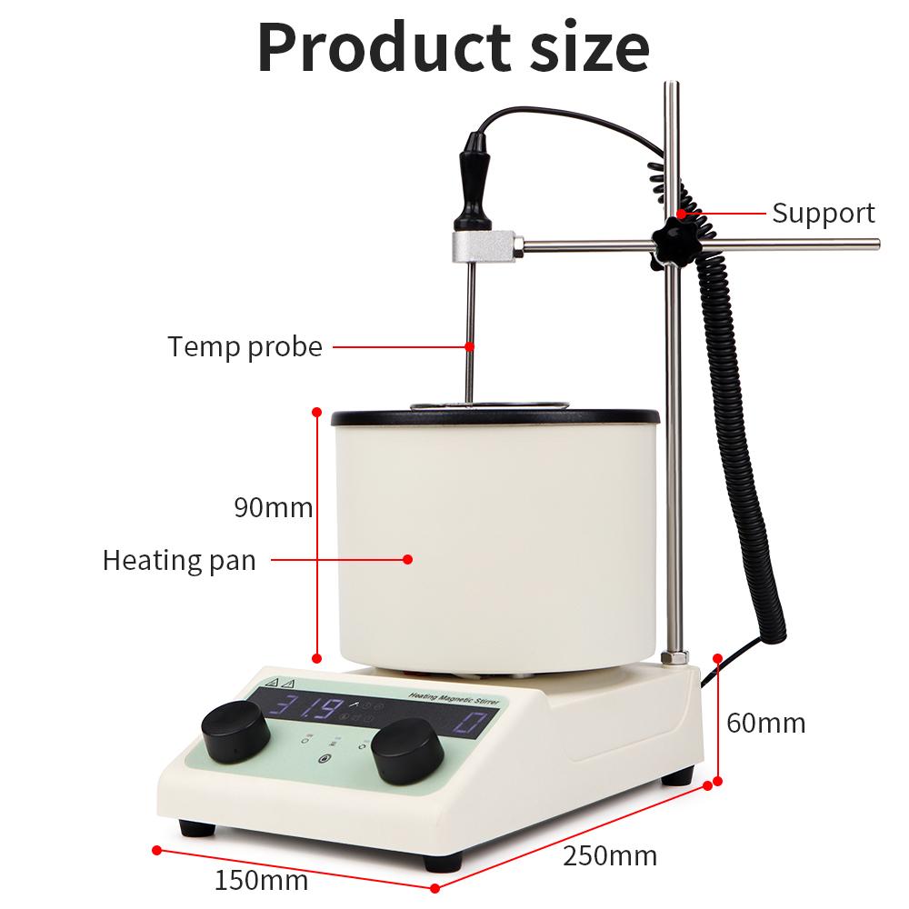 Heating Collecting Magnetic Stirrer With Heating Stirrer Laboratory Thermostatic Digital Display Magnetic Mixer Hot Plate