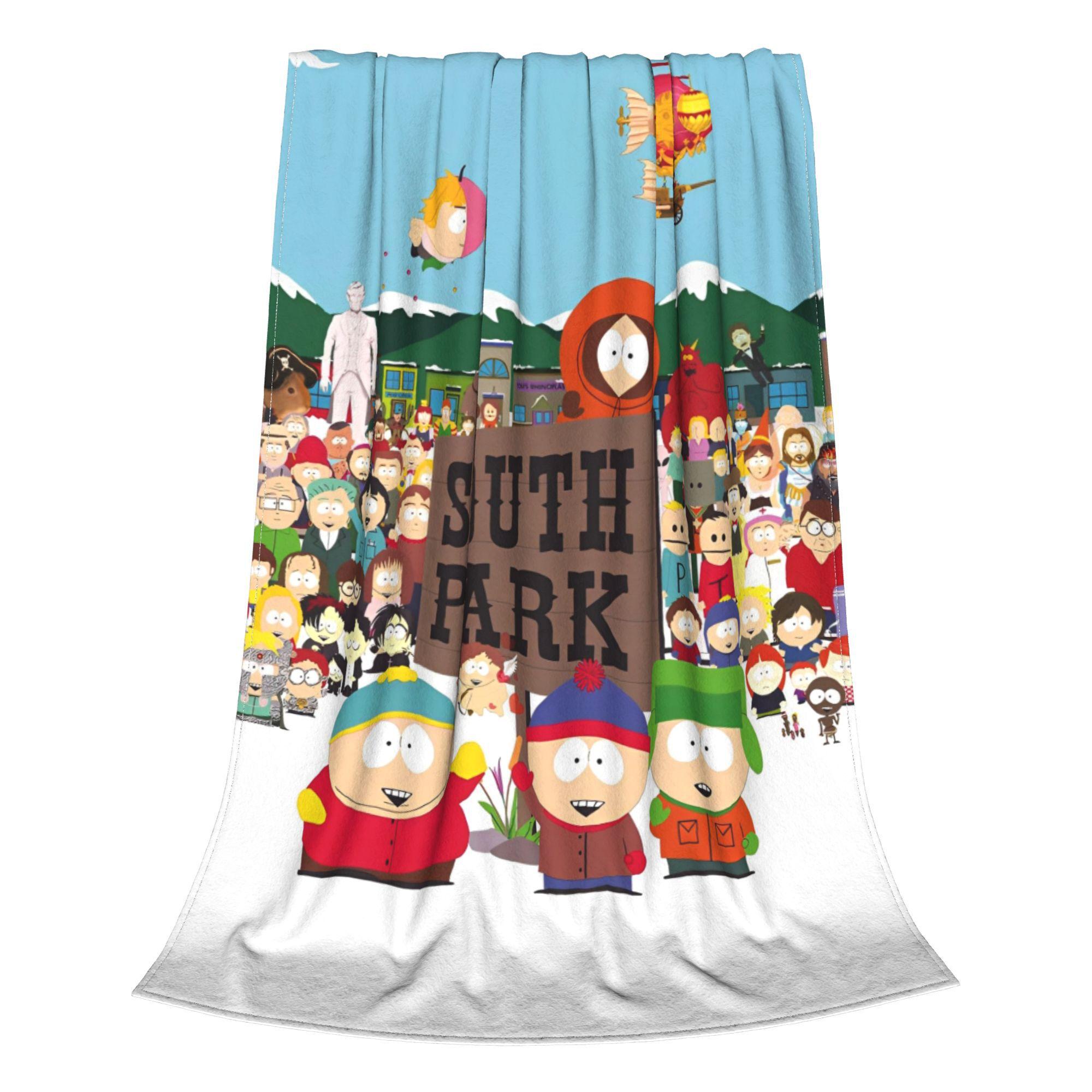

Southes Cartoon Parks RPG Game Blanket Coral Fleece Plush Winter Cute Funny Portable Lightweight Throw Blanket for Travel Quilt 100x150cm