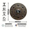 Tai Chi Bagua Metal Poster Mystic Feng Shui Wall Decor