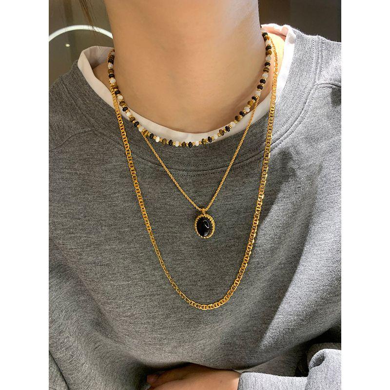Niche Style Fashion Star Moon Female Accessible Luxury Clavicle Chain Gold Cake