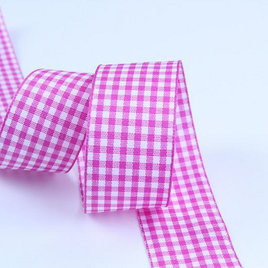 Gingham and Houndstooth Ribbon Bows for Hair Accessories, Gift Wrapping, and Crafts.