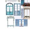 10Pcs Window Frame Stickers Hollow Out Multifunction Decorative Window Frame Collage Card Stickers