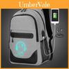 Schattige Cartoon Print Nacht Luminous Waterdichte Laptop Rugzak Met Usb Opladen