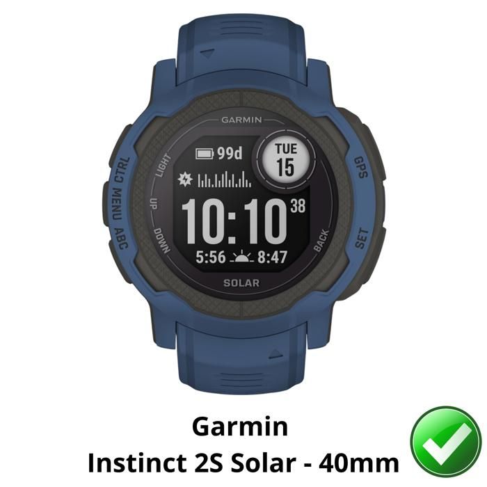 Protector de ecran pentru Garmin Instinct 2s Solar - 40mm [Pachet 9] Folie Protectoare din Plastic Rezistentă Ultra Subțire Phonillico
