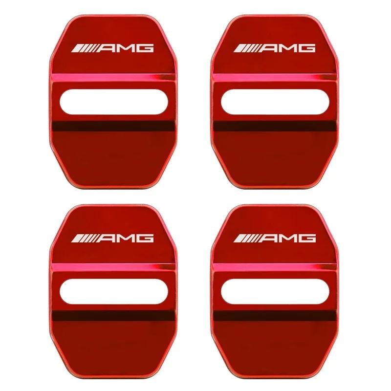 Pegatina para Coche Accesorios para Coche Funda para Cerradura de Puerta de Coche Para Mercedes Benz AMG W203 W206 W220 W205 W211 W212 W201 Decoración Automática St