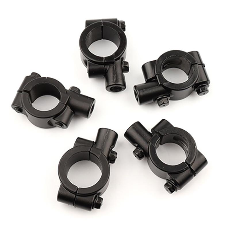 Moto Rétroviseur Guidon Support Adaptateur Pince Base 8Mm Aluminium Noir Universel Outil Moto