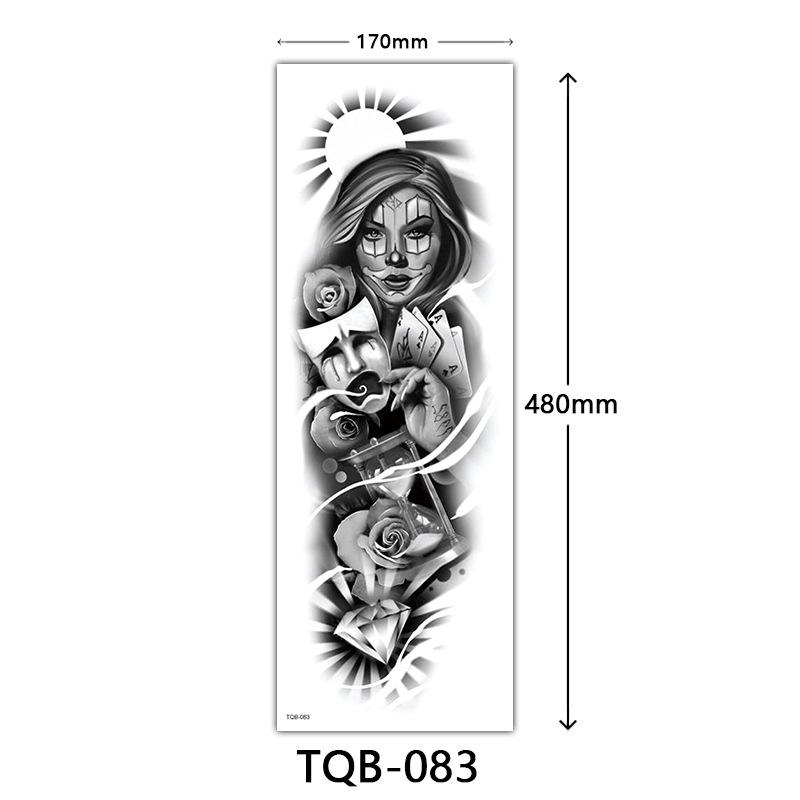 Full Arm Tattoo Sticker Full Arm, Full Arm Big Picture Tattoo Sticker, Flower Arm Tattoo Sticker Tattoo