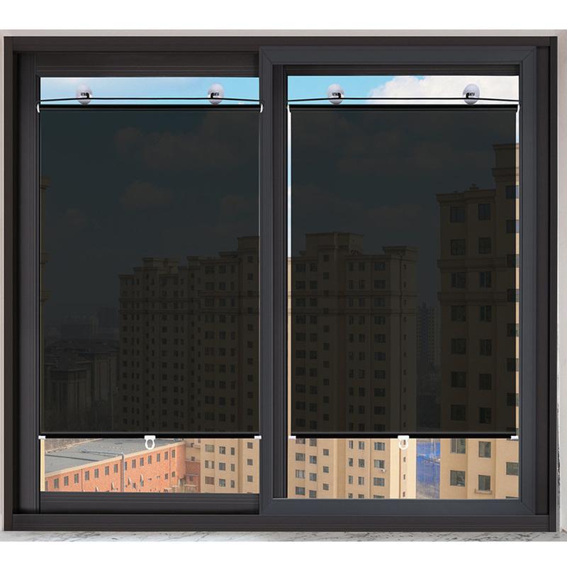 Sunshade Roller Blinds Shading Bedroom Car Curta Full Kitchen Living Room Office Pvc Shade Shading Suction Cup