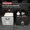 Foldable Storage Box Peugeot Car Badge Trunk Storage Bag For Berlingo Grand Picasso Jumper Cactus Saxo Jumpy C8 C-Elysee