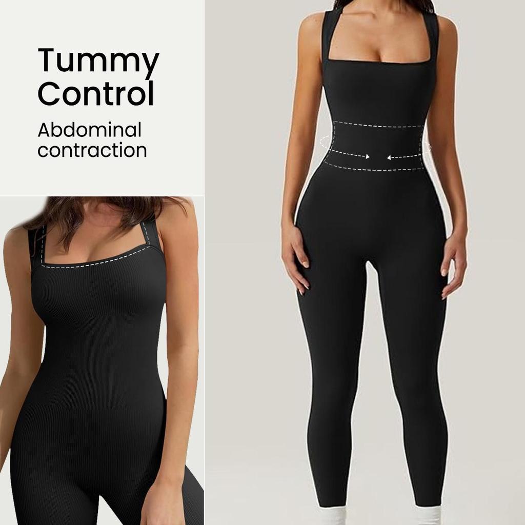 European & American Peach Lift Bodysuit Women's High-Intensity Dance Fitness Nude-Feel Yoga Jumpsuit