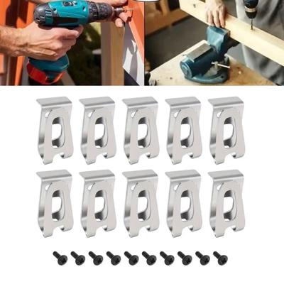 10 Stück Gürtelhaken-Clip für Gebläse Schwerlast-Gürtelclip-Haken Ersatz für DHP480 DHP482 HP457 HP347 TD127 TD126