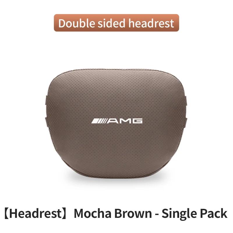 Car Sticker Car Headrest Neck Support Lumbar Rest Cushion Neck Pillow For Mercedes-Benz AMG A C E S V Class Sprinter GLC ML SLK