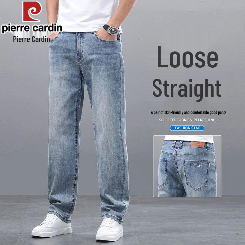 Pierre Cardin Men s Summer Thin Straight Jeans 38